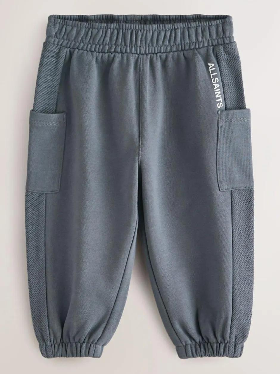smALLSAINTS Charcoal Grey Barrel Leg Younger Boys Sweatpants New