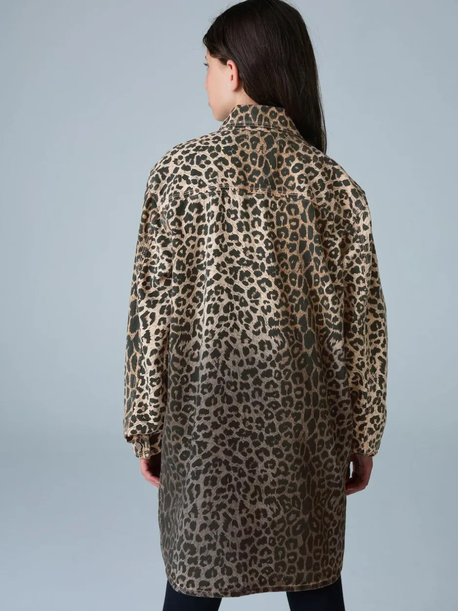 smALLSAINTS Leopard Lily Oversized Shacket Online