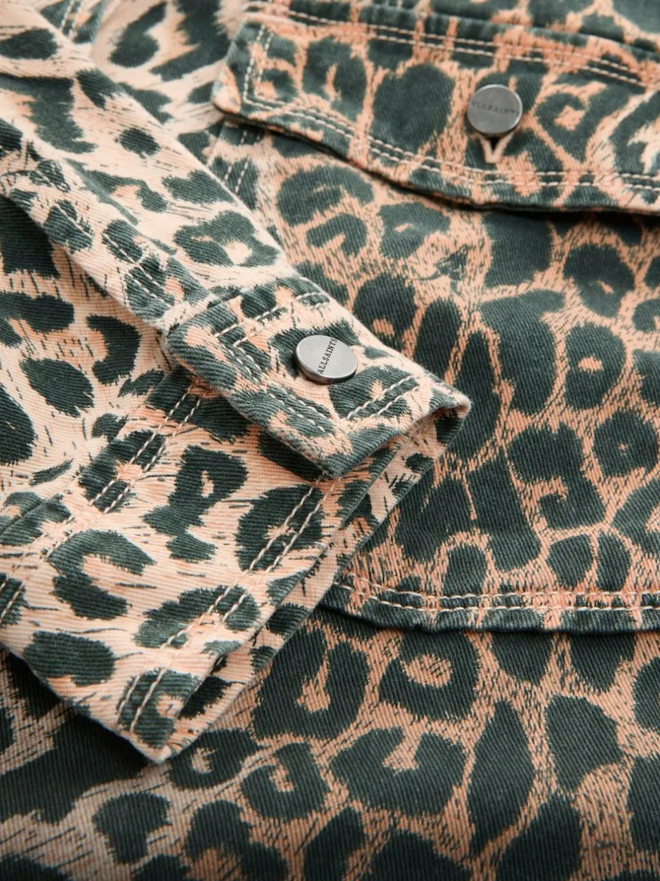 smALLSAINTS Leopard Lily Oversized Shacket Online