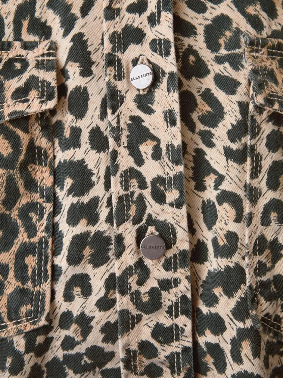 smALLSAINTS Leopard Lily Oversized Shacket Online
