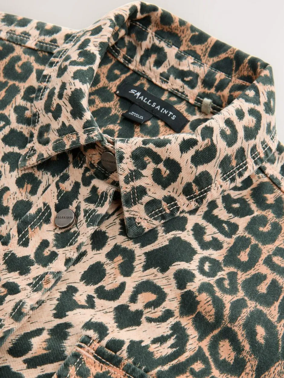 smALLSAINTS Leopard Lily Oversized Shacket Online