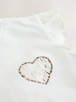 smALLSAINTS Leopard Lover T-Shirt and Wide Leg Leggings Set