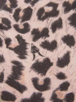 smALLSAINTS Leopard Lover T-Shirt and Wide Leg Leggings Set
