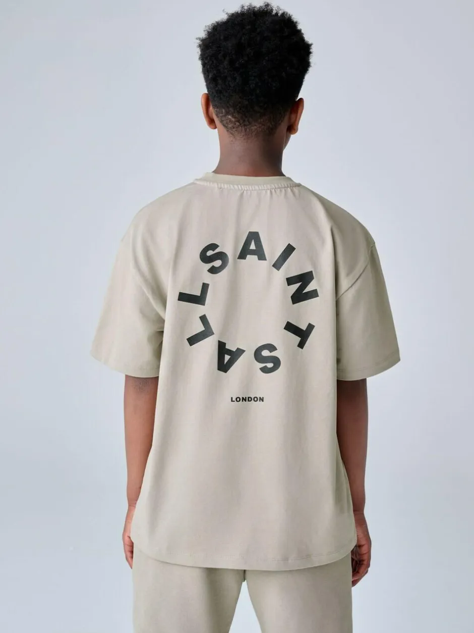 smALLSAINTS Tierra T-Shirt and Sweat Shorts Set Light Brown Best