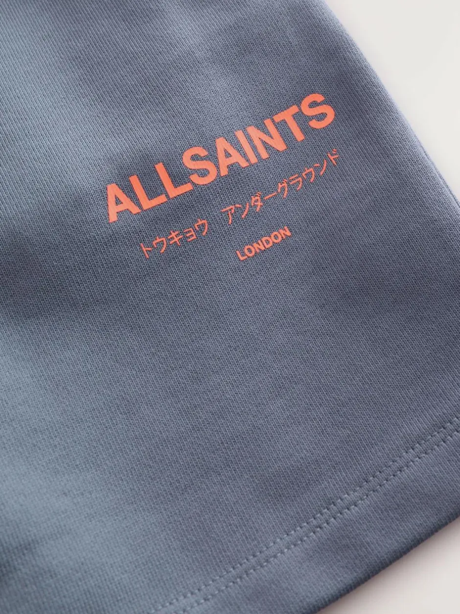 smALLSAINTS Mid Blue Underground Sweat Shorts Best