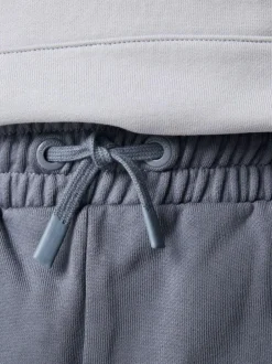 smALLSAINTS Mid Blue Underground Sweat Shorts Best