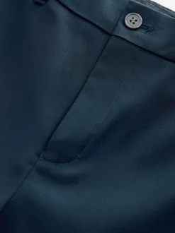 smALLSAINTS Navy Boys Slim Fit Moad Suit Trousers Online
