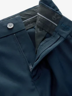 smALLSAINTS Navy Boys Slim Fit Moad Suit Trousers Online