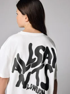 smALLSAINTS White/Snake Orlando Oversized T-Shirt and Cycling Shorts Set Outlet