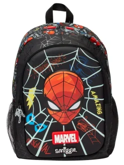 Smiggle Black Spider-Man Classic Backpack Best