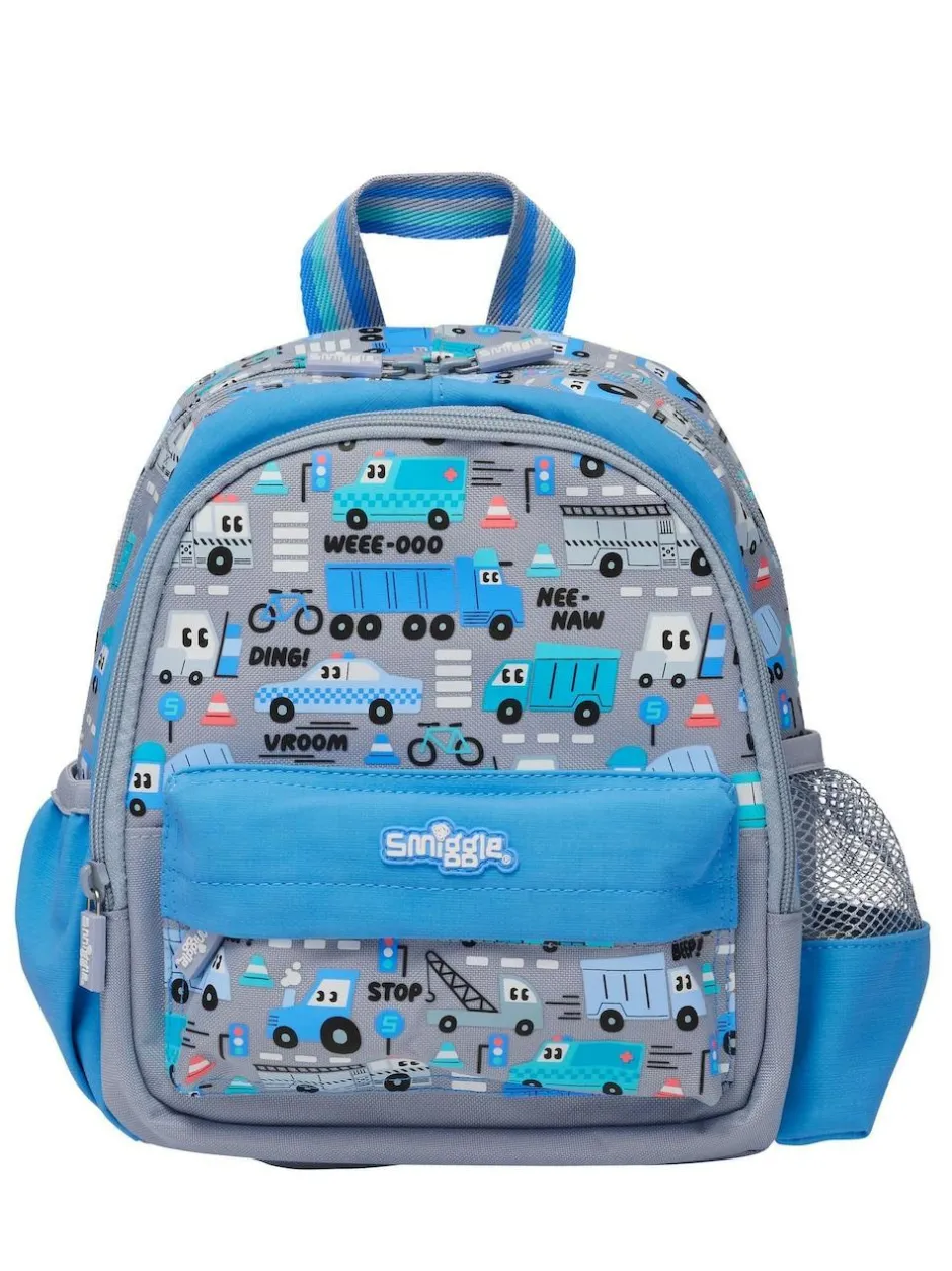 Smiggle Teeny Tiny Ready Set Go Backpack Grey Sale
