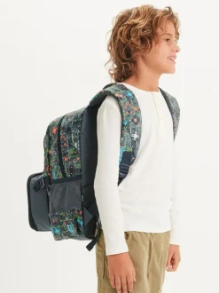 Smiggle Trailblazer Classic Attach Backpack Grey New