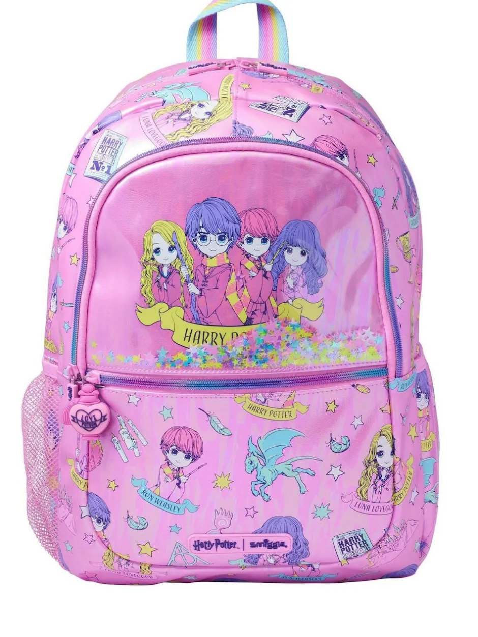 Smiggle Harry Potter Classic Backpack Pink Online