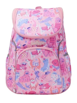 Smiggle Surreal Access Backpack Pink Hot