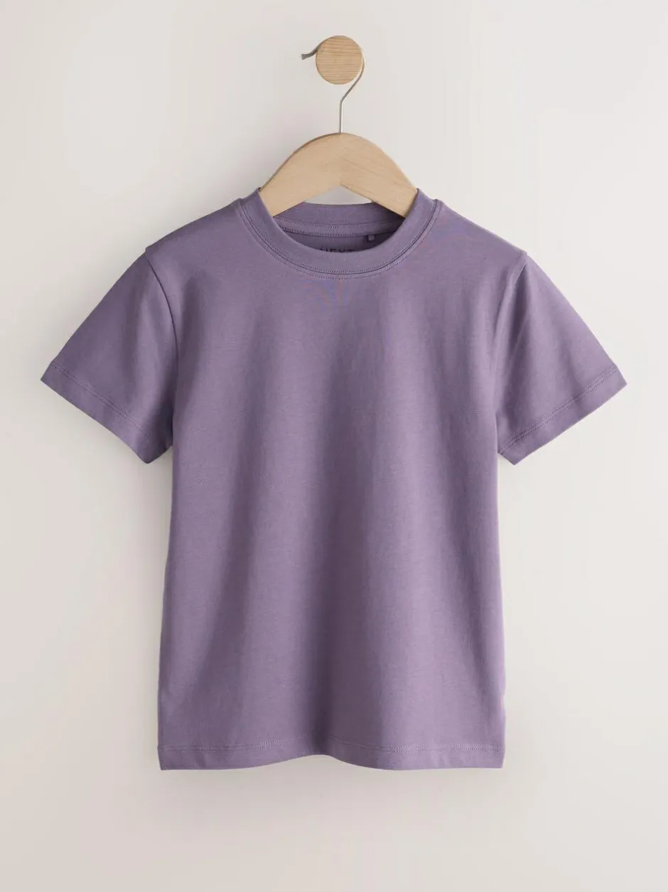 Next Soft Purple Regular Fit Short Sleeve T-Shirt (3-16yrs) Hot