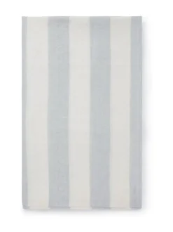 Sophie Allport Pale Blue Linen Witham Stripe Tablecloth New