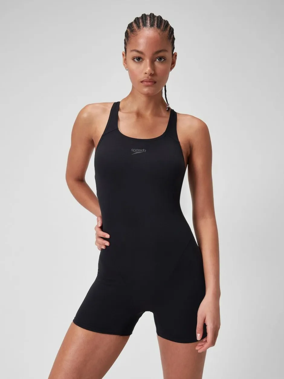 Speedo Black Endurance+ Legsuit Swimsuit Online