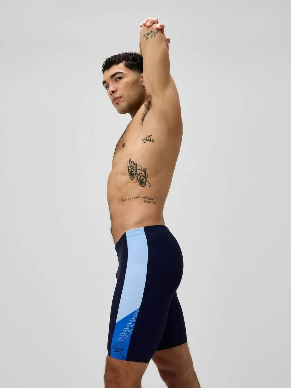 Speedo Blue Mens Dive Jammer Swimsuit Discount