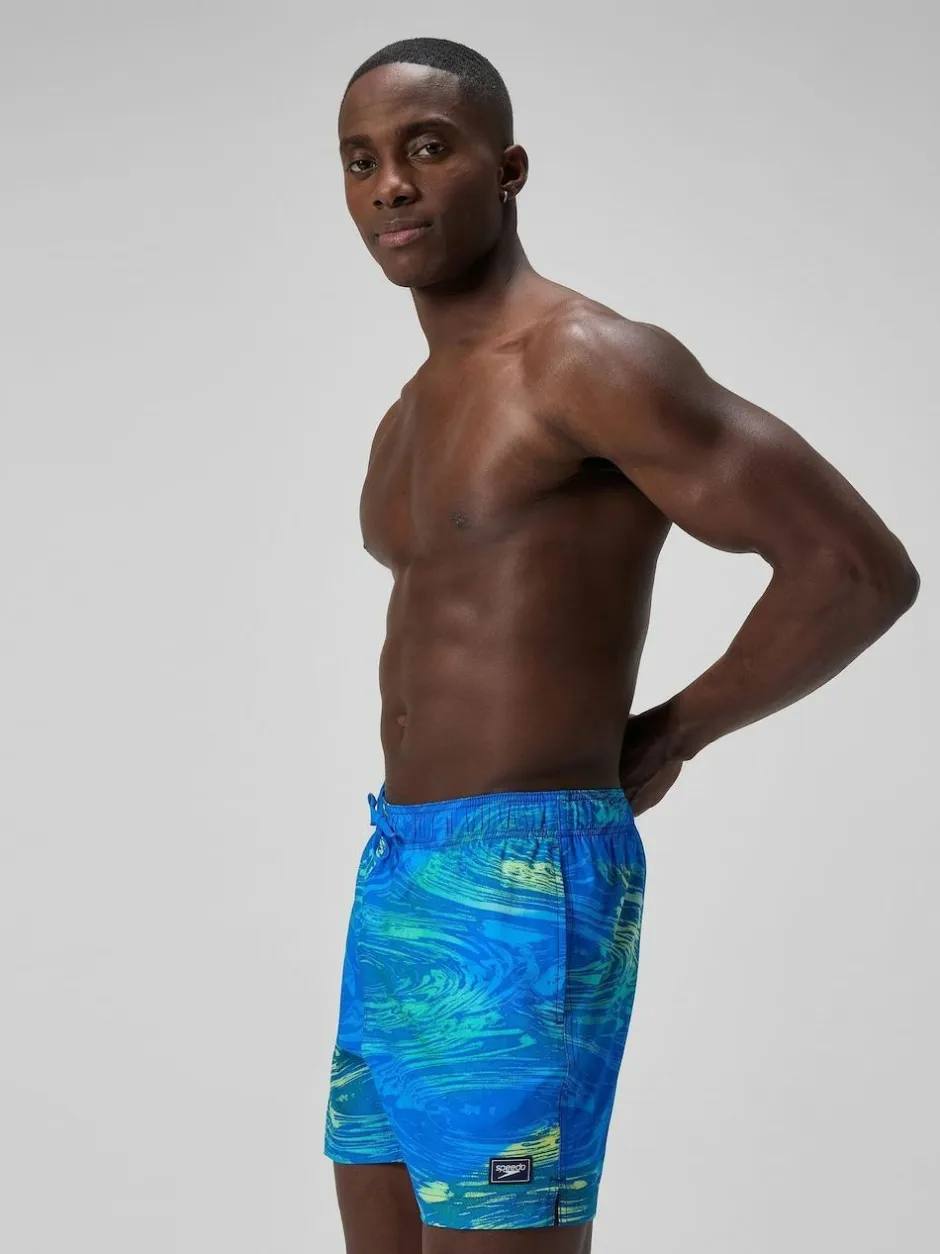 Speedo Print Redondo Edge Volley 16" Shorts Green Sale
