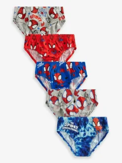 Next Briefs 5 Pack (1.5-10yrs) Spiderman Clearance