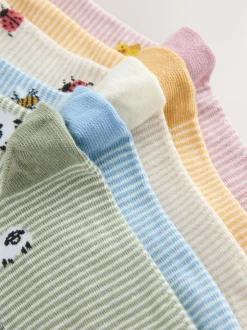 Next Ankle Socks 5 Pack spring print