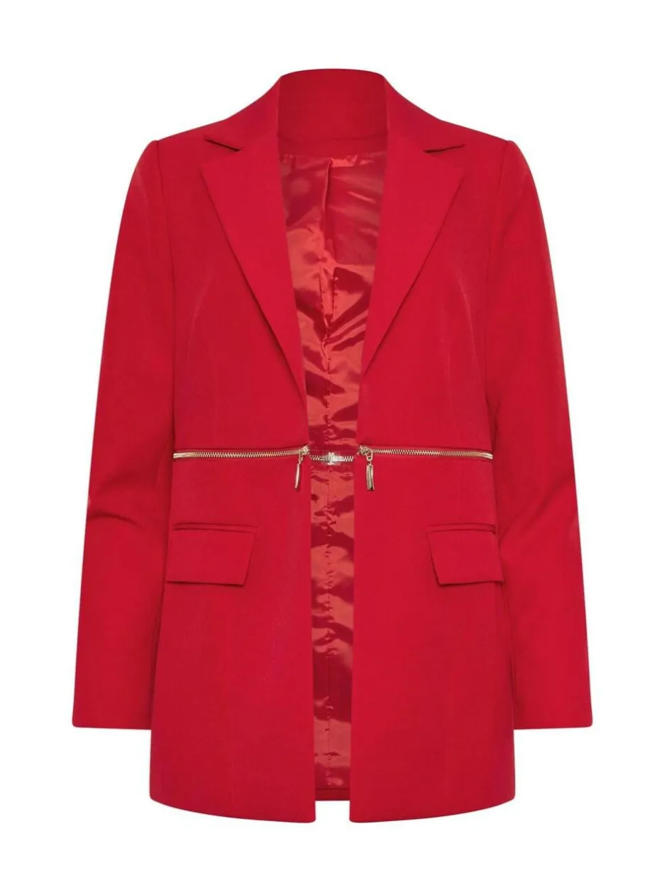 Star by Julien MacDonald Red Zip Waist 2 In 1 Jacket New
