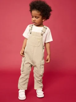 Next Stone Cargo 100% Cotton Dungarees (3mths-7yrs) Online