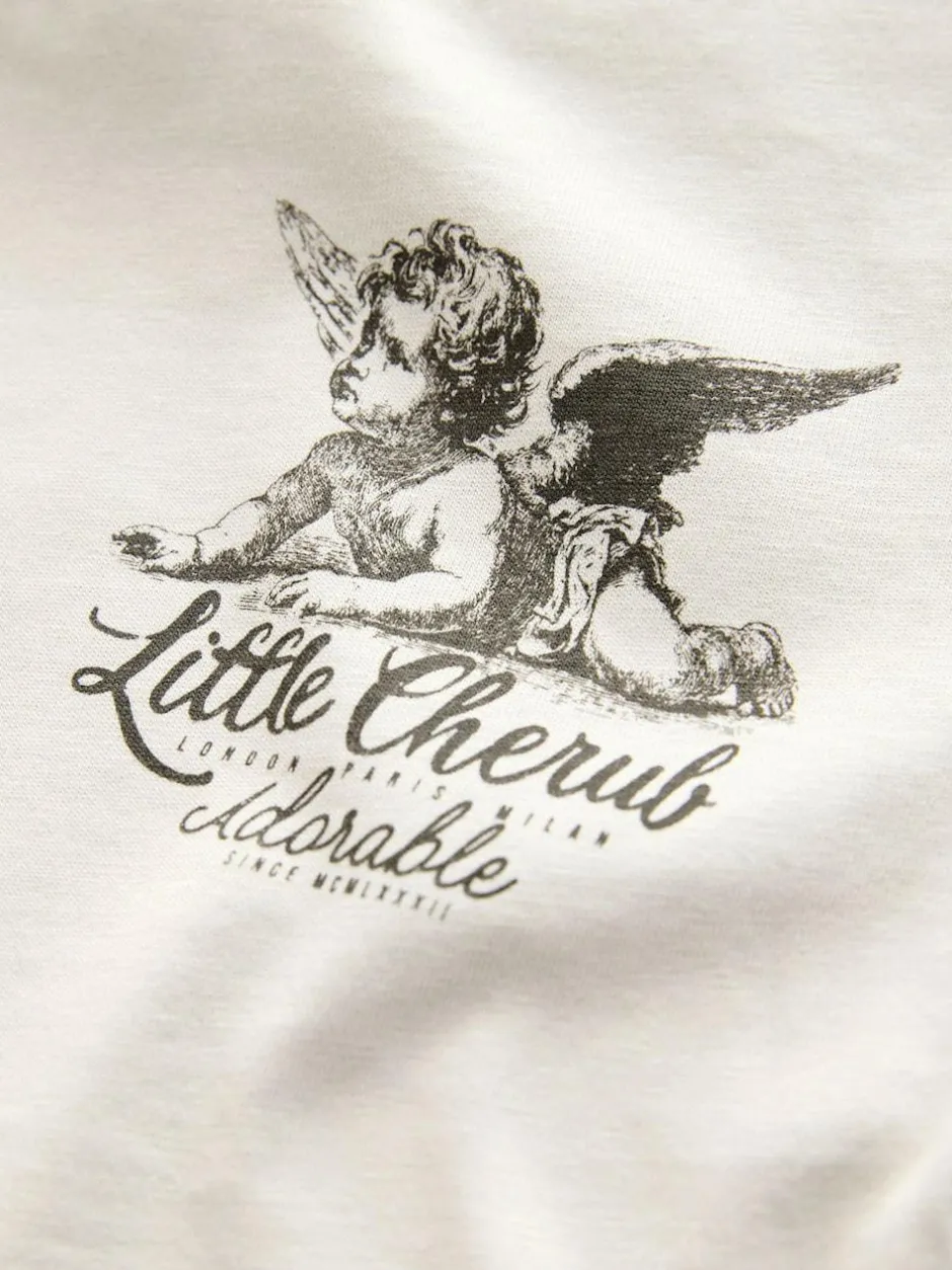 Next Stone Little Cherub Short Sleeve Back Print T-Shirt (3mths-7yrs) Discount