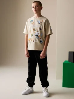 Next Stone Placement Single Minecraft T-Shirt (3-16yrs)