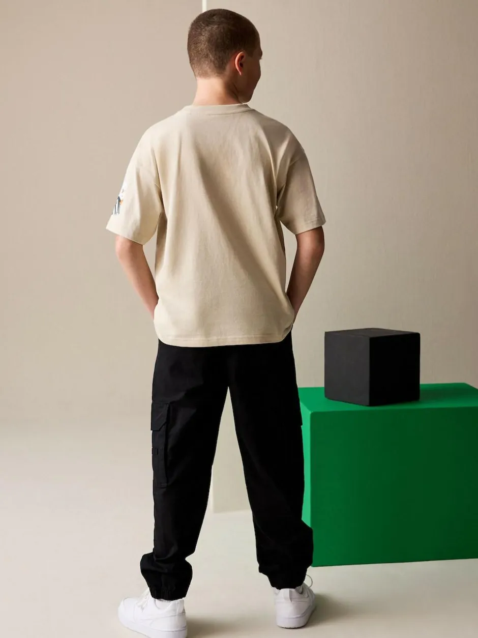 Next Stone Placement Single Minecraft T-Shirt (3-16yrs)
