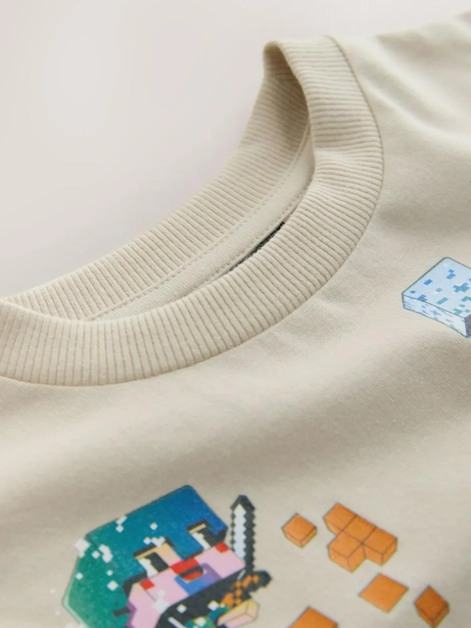 Next Stone Placement Single Minecraft T-Shirt (3-16yrs)