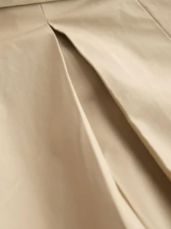 Next Pleated Midi Skirt Stone