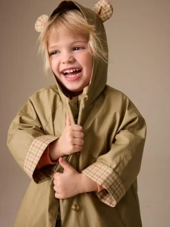 Next Stone Shower Resistant Hooded Trench Coat (3mths-7yrs) Best