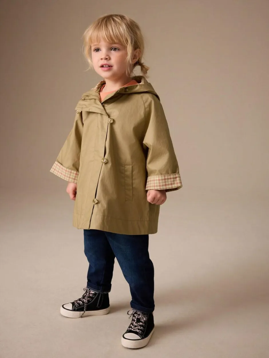Next Stone Shower Resistant Hooded Trench Coat (3mths-7yrs) Best