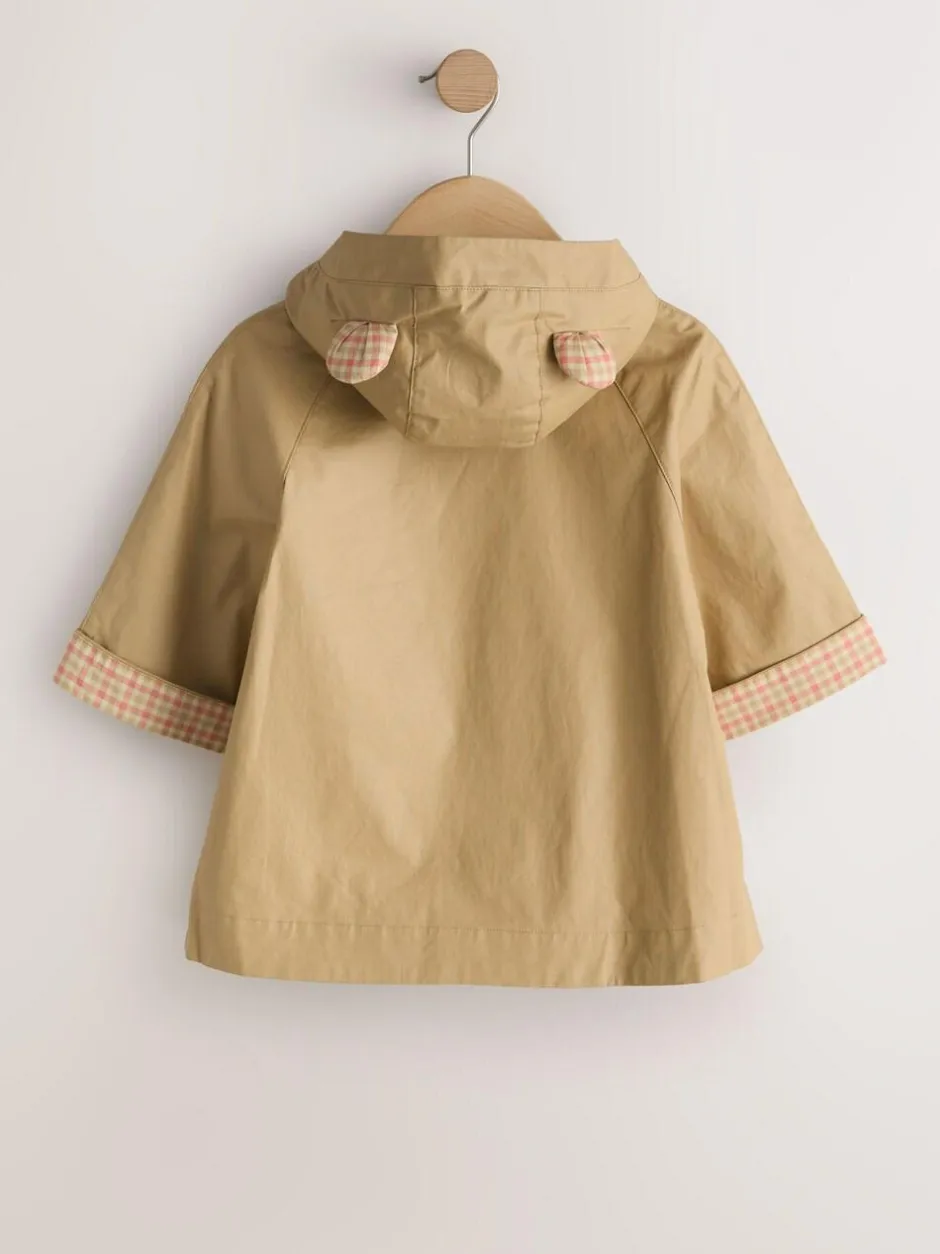 Next Stone Shower Resistant Hooded Trench Coat (3mths-7yrs) Best