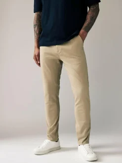 Next Stone Skinny Fit Stretch Chinos Trousers Outlet