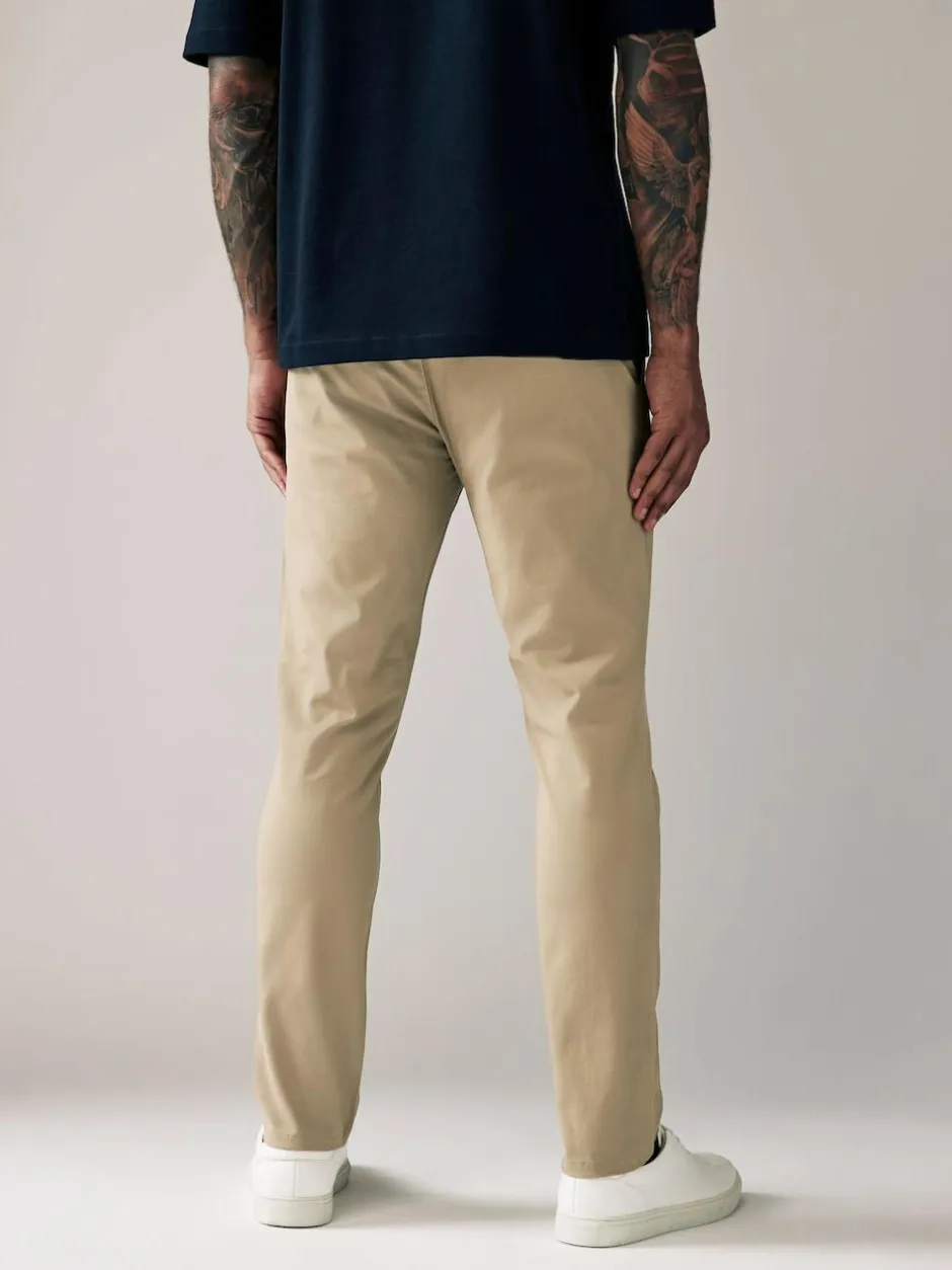 Next Stone Skinny Fit Stretch Chinos Trousers Outlet