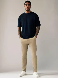 Next Stone Skinny Fit Stretch Chinos Trousers Outlet