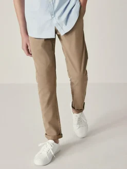 Next Stone Skinny Fit Stretch Chino Trousers (3-17yrs) New
