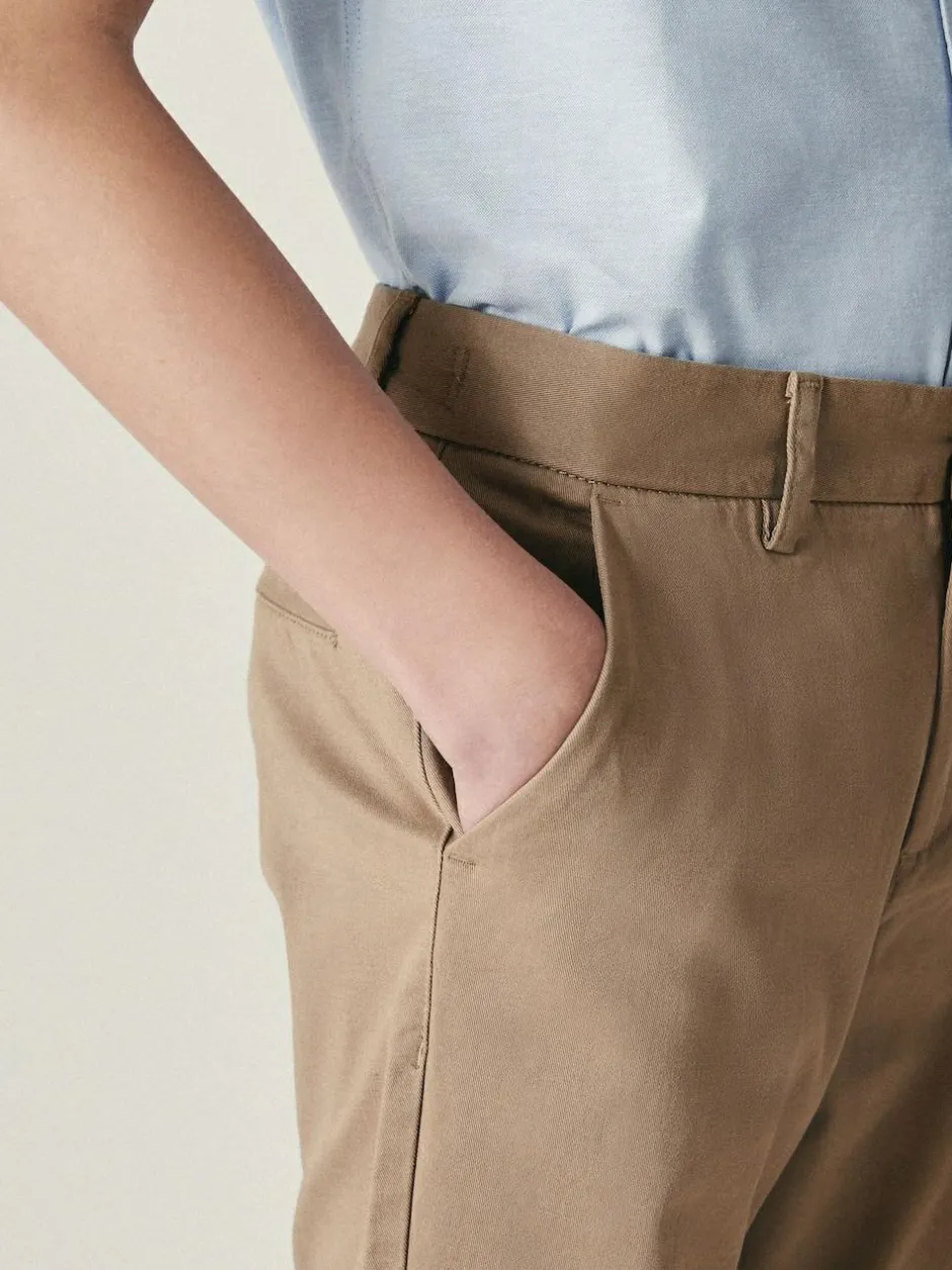 Next Stone Skinny Fit Stretch Chino Trousers (3-17yrs) New