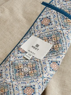 Next Slim Fit Textured Linen Blend Blazer Stone Clearance