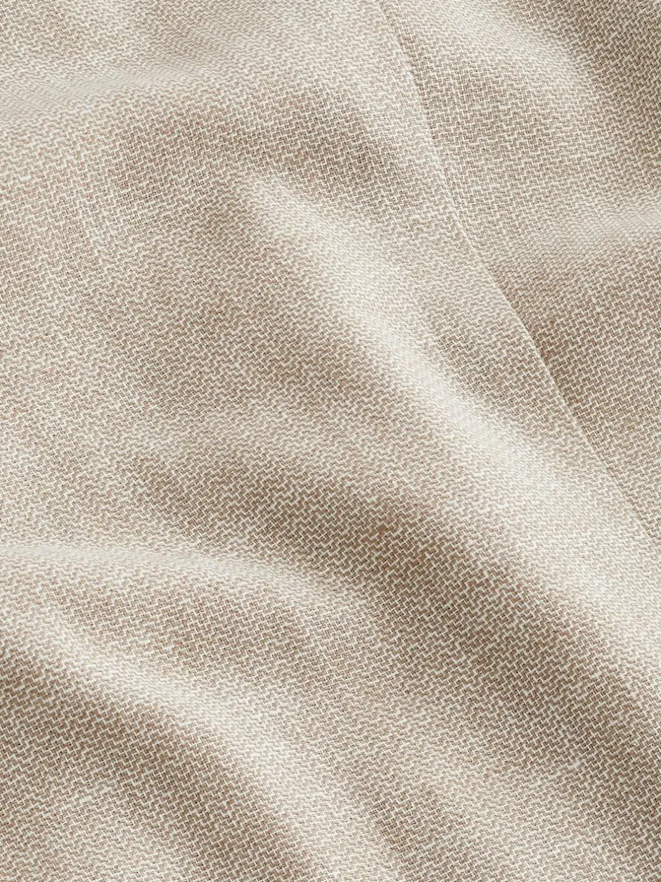 Next Slim Fit Textured Linen Blend Blazer Stone Clearance