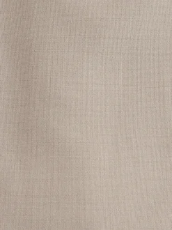 Next Slim Fit Wool Blend Motionflex Suit Jacket Stone