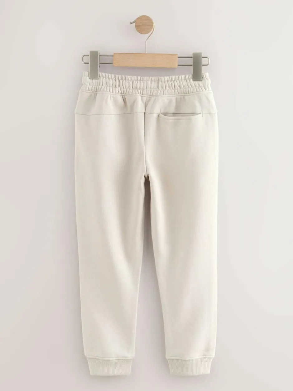 Next Slim Fit Zip Joggers (3-16yrs) Stone Online