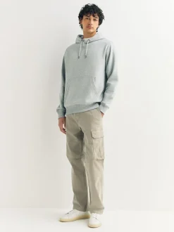 Next Stone Straight Fit Cotton Stretch Cargo Trousers Sale