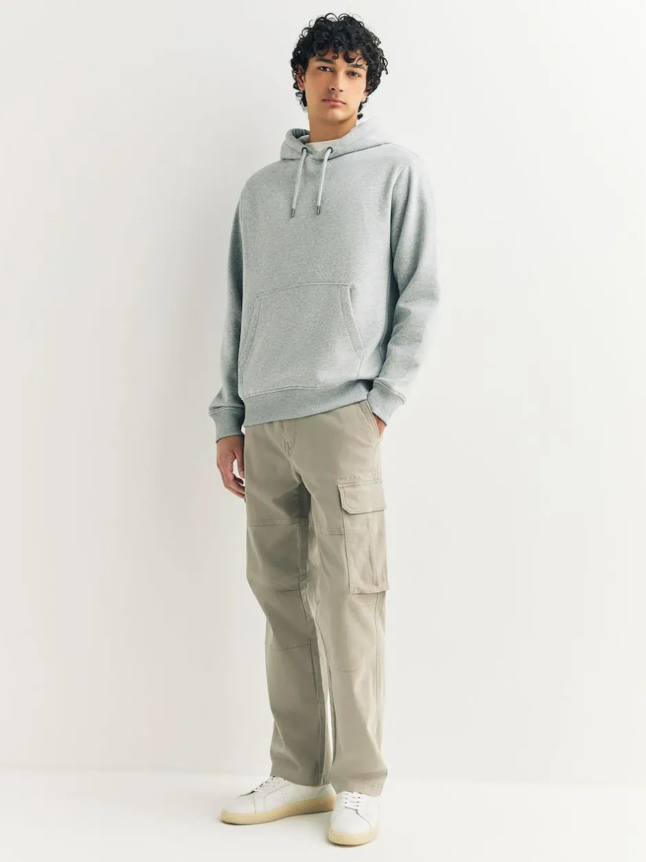 Next Stone Straight Fit Cotton Stretch Cargo Trousers Sale