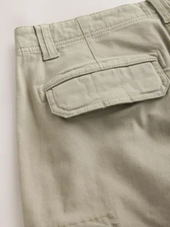 Next Stone Straight Fit Cotton Stretch Cargo Trousers Sale