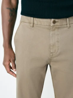 Next Straight Fit Motionflex Chino Trousers Stone Outlet