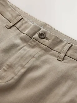 Next Straight Fit Motionflex Chino Trousers Stone Outlet