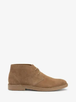 Next Stone Suede Desert Boots New